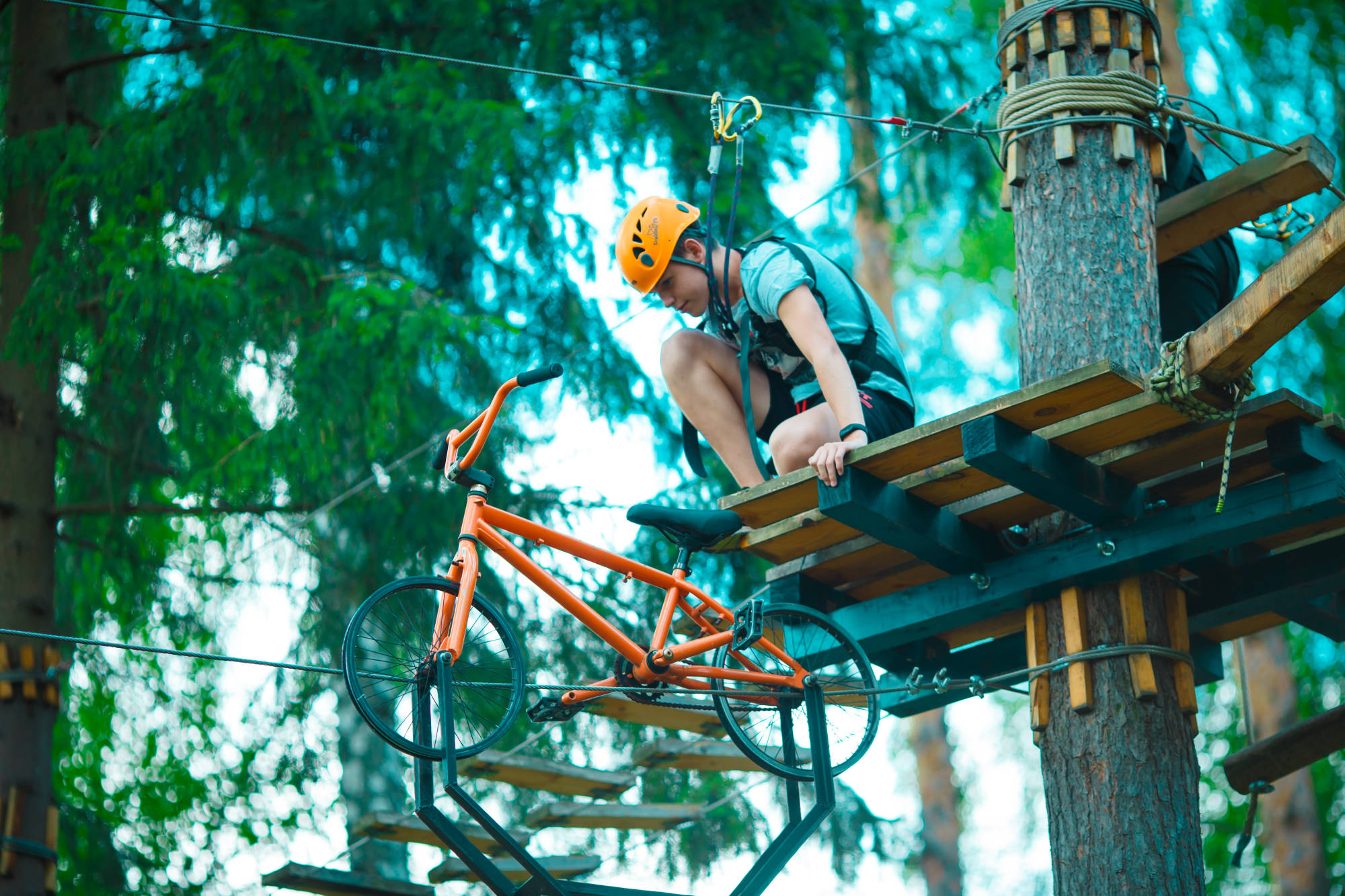 wall climbing, Sherwood rope course